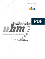 Template Proposal Business Plan - UBM - (240709) (MK - Entrepreneurship)