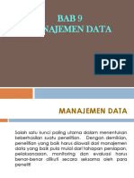9 Manajemen Data