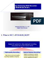 Introducing Samsung DVD Recorder (DVD-R128 - R129)