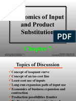 Economics of Input and Product Substitution