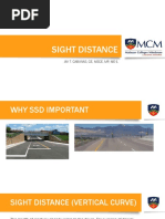 MODULE 8 SIGHT DISTANCE