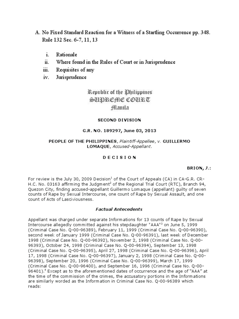 Paper For Evidence | PDF | Witness Impeachment | Rape