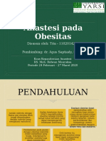 Anestesi Pada Obesitas - Anestesi