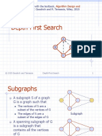 Depth-First Search: Presentation For Use With The Textbook,, by M. T. Goodrich and R. Tamassia, Wiley, 2015