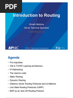 SANOG23 Introduction To Routing Tutorial PDF