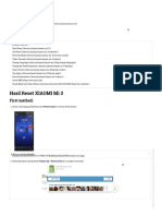 XIAOMI Mi 3 - How To Hard Reset My Phone - HardReset PDF