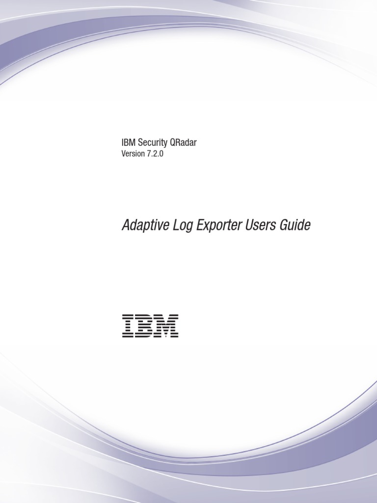 Adaptive Log Exporter Users Guide: Ibm Security Qradar | PDF | Command ...