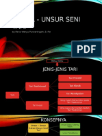 UNSUR SENI TARI