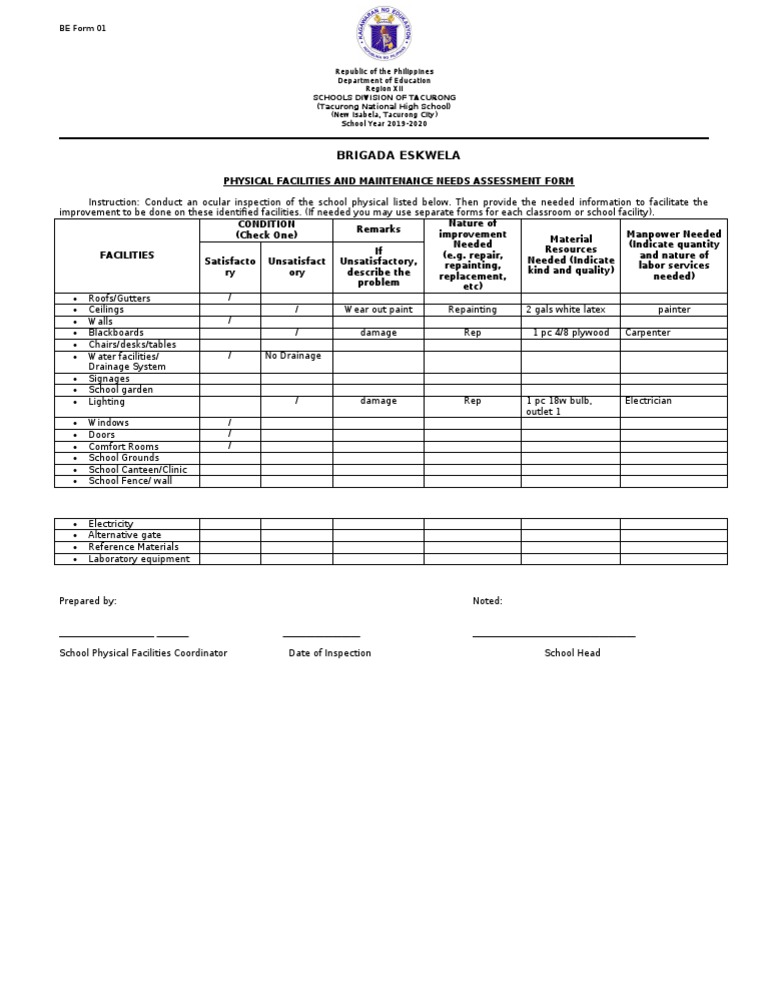 BE Form 1 - Avogadro | PDF | Building Engineering | Nature