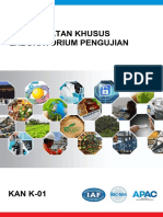 KAN K-01 Persyaratan Khusus Laboratorium Pengujian PDF