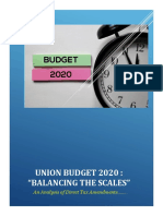 Budget 2020 Analysis