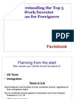 Favisbook - Understanding The Top 5 Work Investor Visas For Foreigners