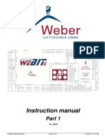 Instruction Manual: © Weber Lifttechnik GMBH 15.10.2014 11:51 GR