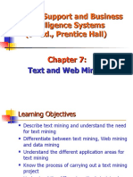 Decision Support and Business Intelligence Systems (9 Ed., Prentice Hall) Text and Web Mining