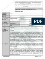 Infome Programa de Formación Titulada