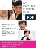 MY Favourit E Actor: Jackie Chan: - T. Temuujin