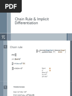 Chain Rule & Implicit Differentiation