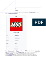 Jump To Navigation Jump To Search: The Lego Group Lego (Disambiguation)