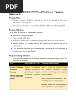 HNDIT Curriculum Outline Latest