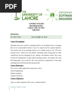 Course Outline OS-Template