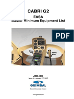 J40-007 Issue 01 - Cabri G2 EASA Master Minimum Equipment List