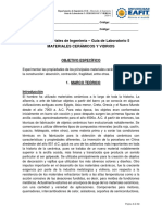 Prática 5 - Cerámicos y Vidrios - 2020