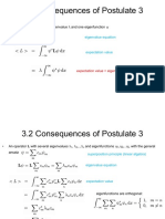 3.2 Consequences of Postulate 3: - An Operator L With Only One Eigenvalue L and One Eigenfunction y
