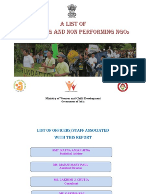Www Xxx Priya Parkash - List of Performing & Nonf-Performing NGOs-compressed PDF | PDF | Non  Governmental Organization | Public Sphere