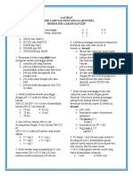 Latihan Soal Kimia Larutan Penyangga (Buffer), Hidrolisis Garam, KSP