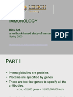 Immunology: Bios 328 A Textbook-Based Study of Immunology