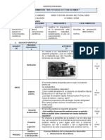 Sesion de Clase Sobre Simulacro de Sismo PRIMARIA