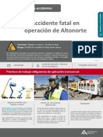 Aprendizaje - Accidente Fatal en Operación Altonorte