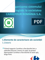 Organizarea Sistemului Logistic La Societatea CARREFOUR ROMÂNIA