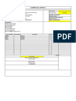 Invoice - Packing List Template
