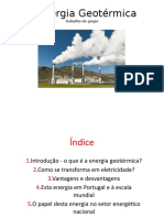 Energia Geotérmica - Uma fonte renovável e sustentável