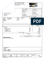 Tax Invoice: Golden Star Enterprises (Pty) LTD T/A Dynamic Freight