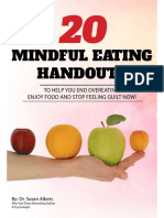 20 Mindful Eating Handouts For Professionals Full Document Color PDF