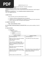 I.Objectives: LO1. Identify and Select Materials and Tools TLE - IAAW7/8UT-0a-1