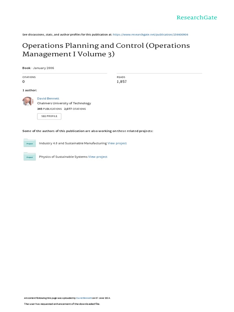 OPERATIONAL PLANNING PDF NOTES visual data 3
