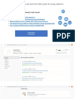 1 Trophy and 5 Badges Earned From Microsoft AI Study Platform