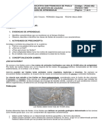 Guía de Aprendizaje Fosiles p2 Grado 3 PDF