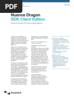 Nuance Dragon: SDK Client Edition