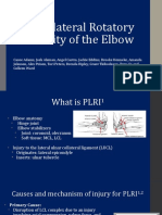 Posterolateral Rotatory Instability of The Elbow