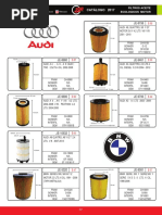 01.0) Filtros de Aire Automotriz Catalogo 2017SEP05 PDF | PDF