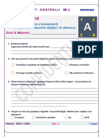 Test-Kontrolli NR 1 - Teza A-Tik - 10 - 2017-2018 PDF