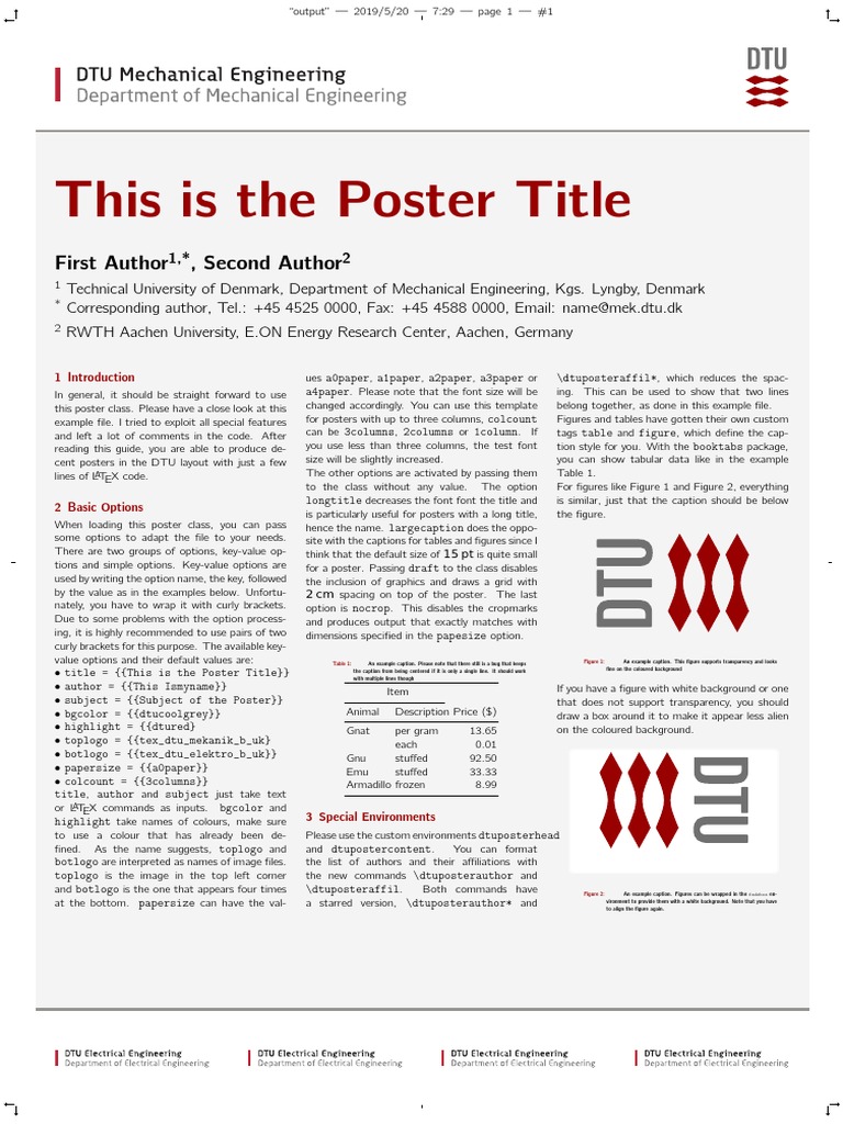 Konkurrere brysomme elektronisk This Is The Poster Title: First Author, Second Author | PDF | Digital  Technology | Computer Programming