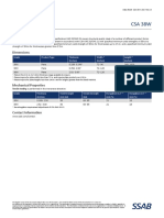 CSA 38W Datasheet