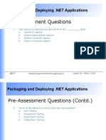 Pre-Assessment Questions