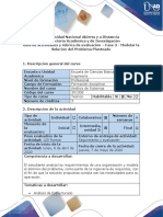 Guía de Actividades y Rubrica de Evaluacion - Fase 3 - Modelar La Solución Al Problema Planteado