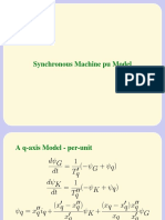 Synchronous Machine Pu Model